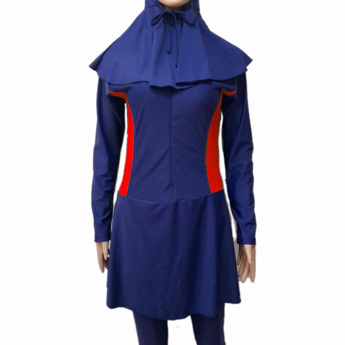 Gambar Baju Renang Muslim Wanita Muslimah XXL - Navy Merah dari Rinjani Store 21 undefined Tokopedia