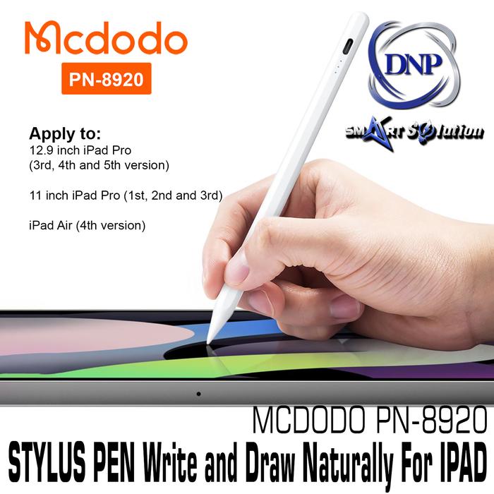 Promo MCDODO PN-8920 Stylus S Pen iPad Pencil Apple Palm Rejection - Main Image