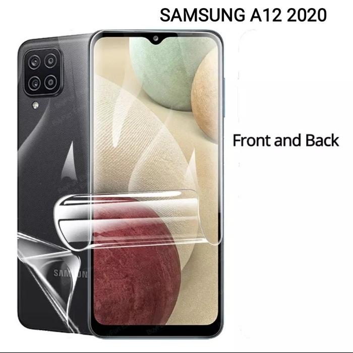 Jual Samsung Galaxy A12 Hydrogel Matte Clear Screen Protector