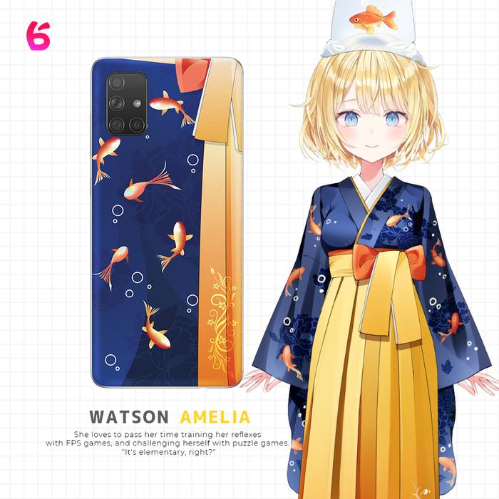 Gambar Watson Amelia (New Year Costume) - Phone Case Hololive English - Anticrack dari ROKU Project undefined Tokopedia