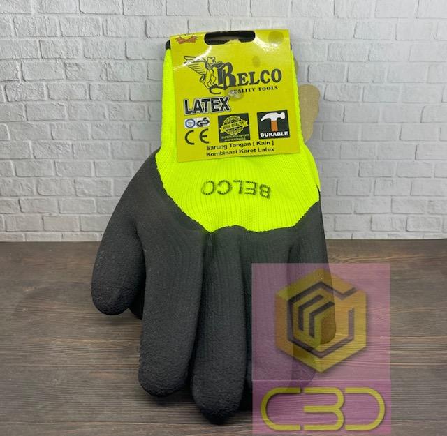 Gambar SARUNG TANGAN KOMBINASI KAIN KARET / SARUNG TANGAN TEBAL ORANGE - Hijau dari CENTRA BANGUNAN DEWATA undefined Tokopedia