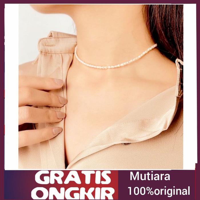 Gambar Kalung Mutiara Lombok Jewellery Perhiasan Kalung Mutiara Asli - Putih dari kilaumutiaralombok undefined Tokopedia