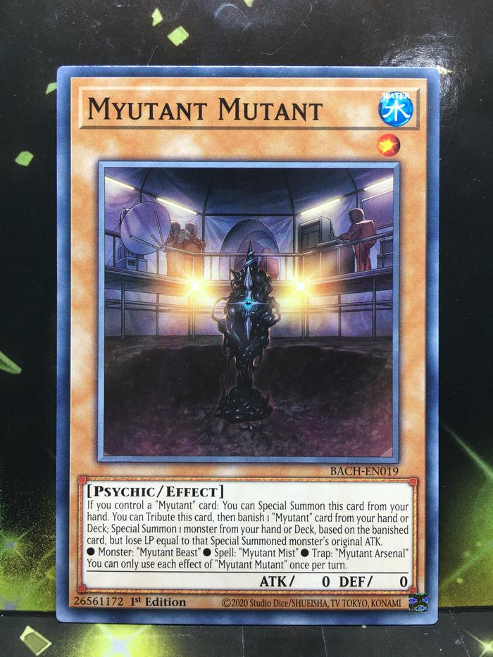 Myutant Mutant Card – BACH-EN019 Common – 1st Edition From Battle Of Chaos