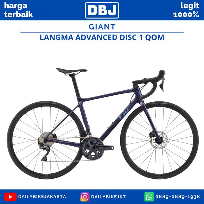 Jual FULLBIKE SEPEDA GIANT LANGMA ADVANCED DISC QOM FULLBIKE
