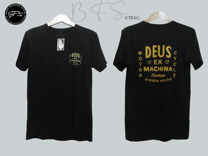 Gambar Kaos Deus Surfing Premium Quality Bahan kain cotton 30s Standar Distro - Hitam, S dari BFSSTORESS undefined Tokopedia