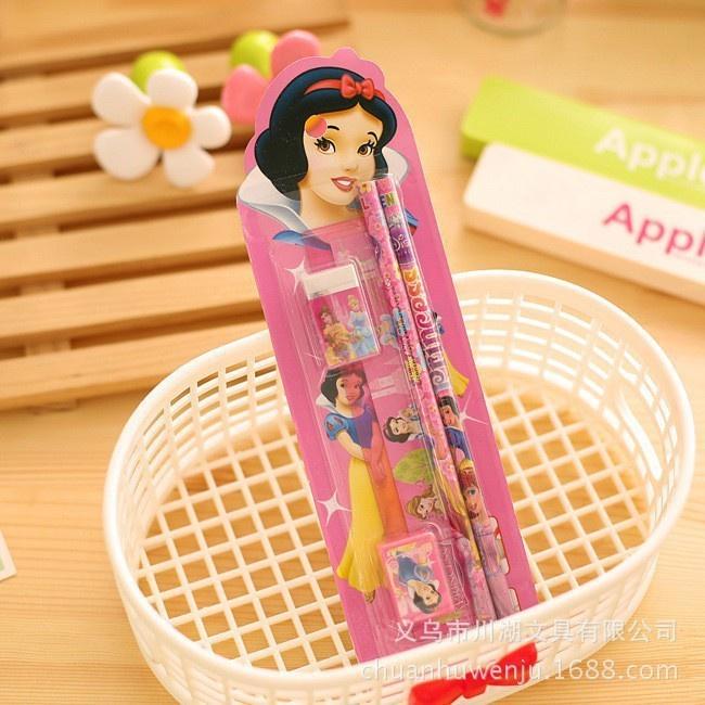 Gambar Alat Tulis Karakter 5in1 Set Mini Stationary Set Alat Tulis Sekolah - PINK PRINCESS dari bunda alya babyshop undefined Tokopedia