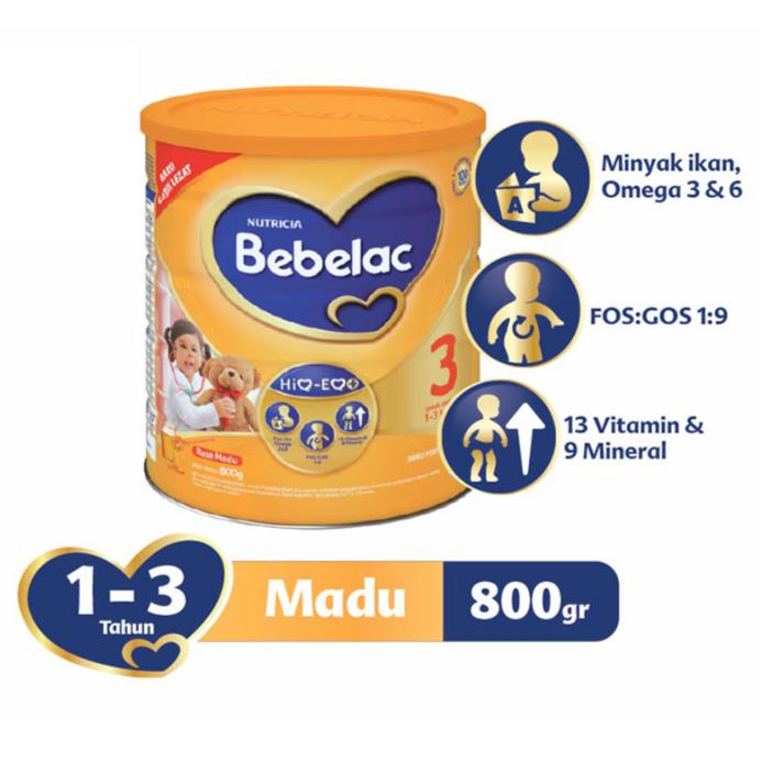 Gambar SUSU Bebelove 3 | 1-3 tahun . 800 gram Rasa Madu dari BlueHerbal08 undefined Tokopedia
