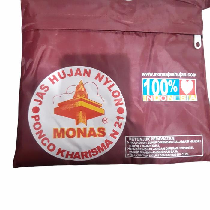 Gambar jas hujan monas tanpa lengan n21 - maroon dari Valley88 undefined Tokopedia