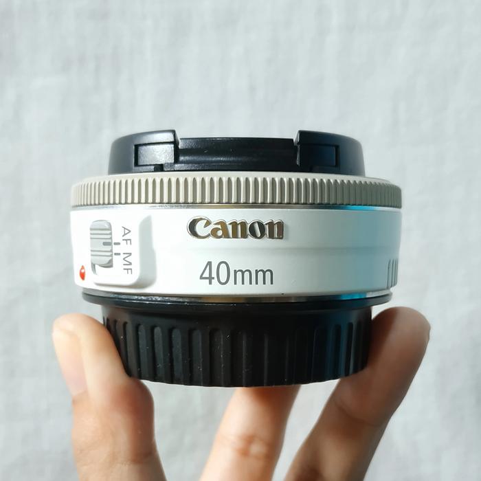 Jual SECOND Lensa Canon 40mm STM f/2.8 Fix Fixed Prime Lens EF 40 mm f ...