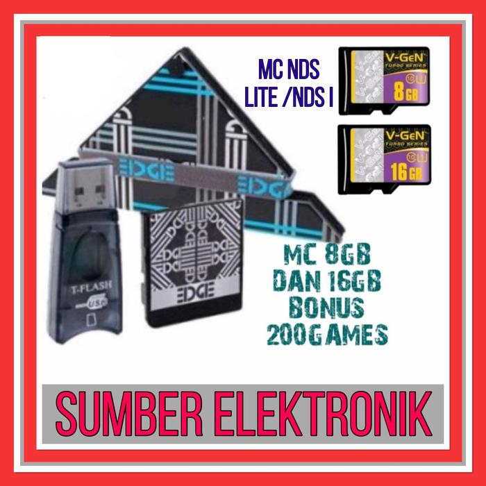 Jual R4 NINTENDO DS LITE MICRO SD8GB/16GB FULL GAME EDGE NDS - Technical View