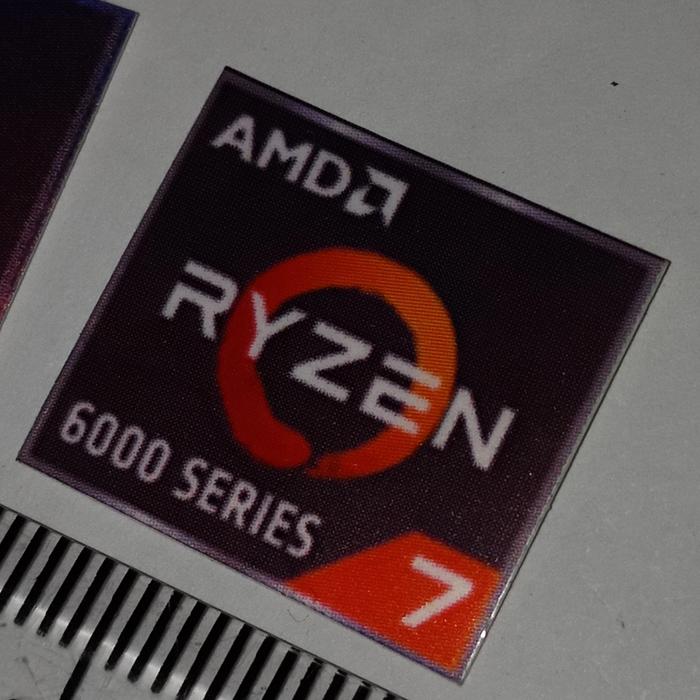 Gambar Amd ryzen 7 6000 series Stiker laptop komputer - solid colour dari richardforklift_NEW undefined Tokopedia