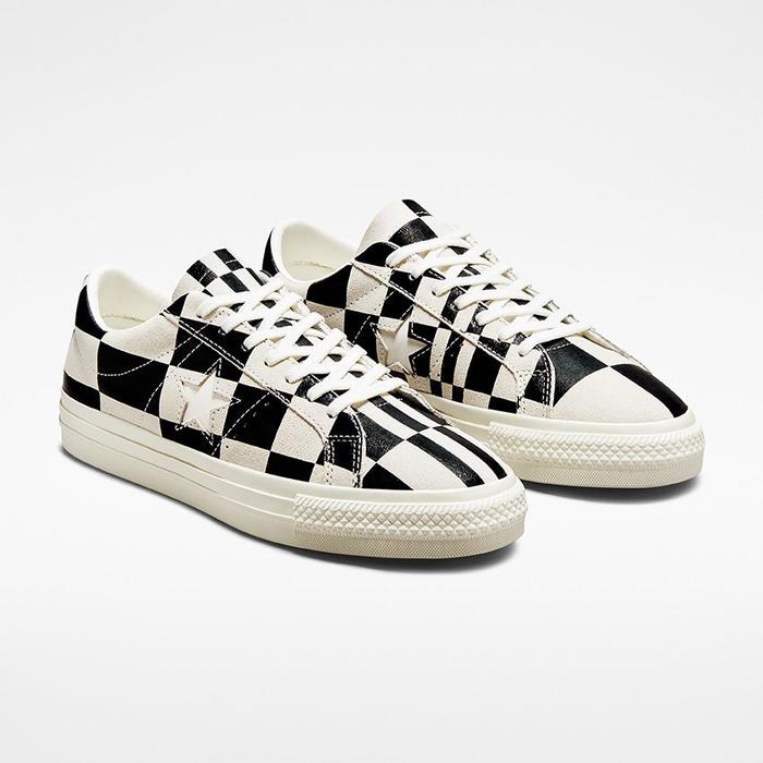 Sepatu Converse One Star Rave Wave Warped Board Checkerboard Blocked
