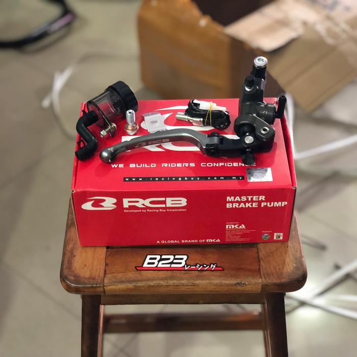 Gambar Master rem s1 17mm titanium rcb racing boy 17 mm kanan fullset racingb dari b23maticshoppp undefined Tokopedia