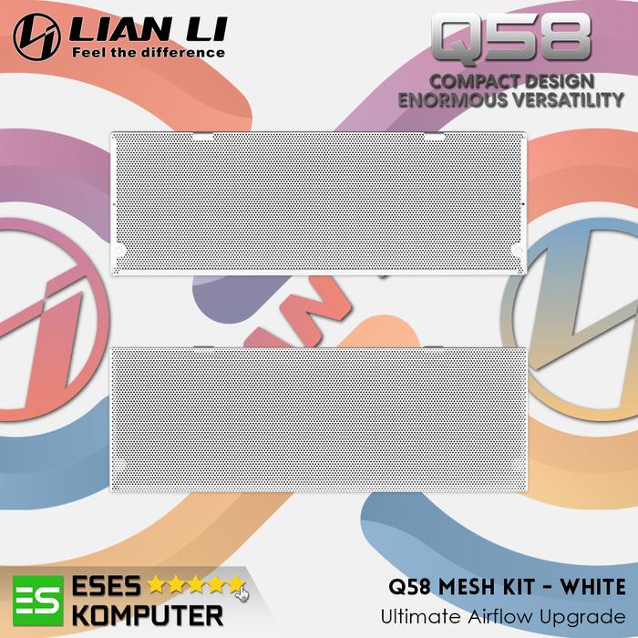 Gambar LIAN LI Q58 Mesh Kit | Side Panel Airflow Upgrade - Putih dari ESES Komputer undefined Tokopedia