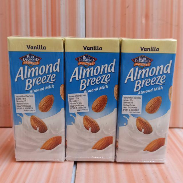 Gambar Terbaru4- Almond Breeze Almond Milk Blue Diamond 180Ml / Almond Milk / - Vanila 180ml, Kecil dari gogo gigih undefined Tokopedia