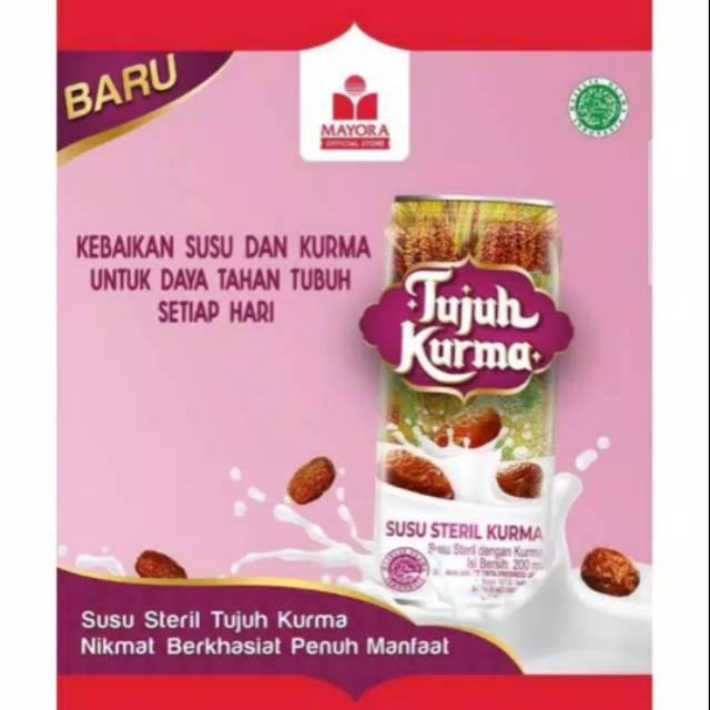 Gambar Terbaru1- Susu Steril Tujuh Kurma - Netto 200 Ml// 7 Kurma Minuman dari gogo gigih undefined Tokopedia