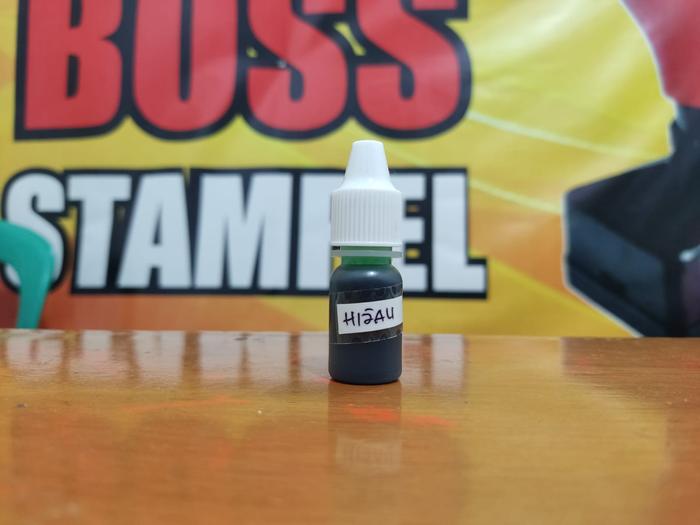 Gambar Tinta Stampel Botol Kecil - Hijau dari StarMedia_Printing undefined Tokopedia
