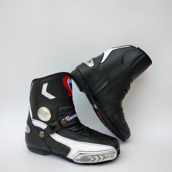 Gambar sepatu touring DLN racing termurah road race balap race cornering - putih hitam, 41 dari Ap racing shop undefined Tokopedia
