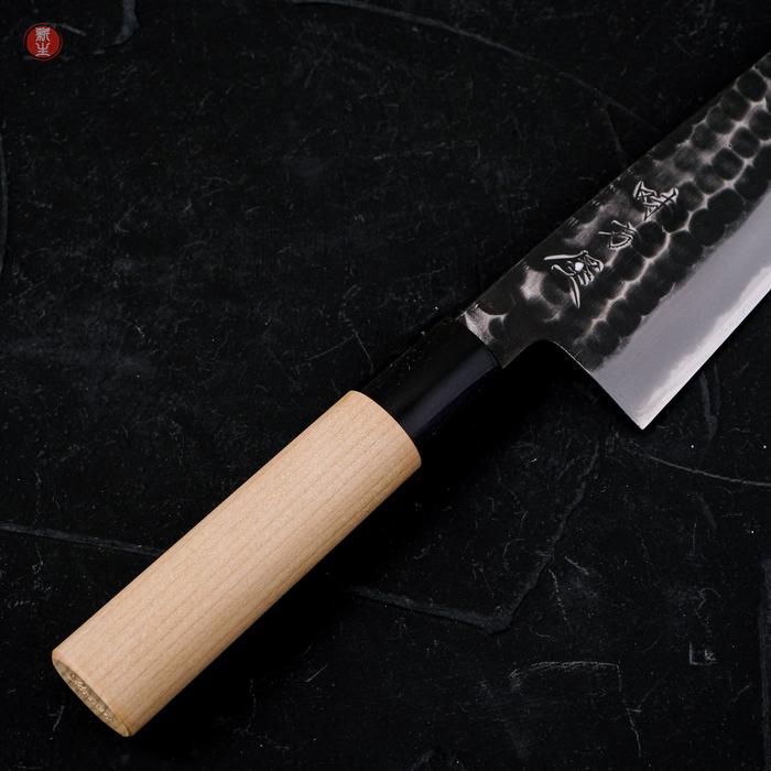 Gambar Hinoura Ajikataya Shirogami#2 Tsuchime 210mm Gyuto Japan Artisan Knife - Oval Shape dari Shinsei Indonesia undefined Tokopedia