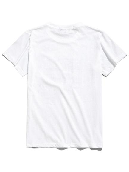 Gambar Fashion atasan kaos pria laki-laki cowok bahan tencel lembut adem - Natural White dari Gerardo Offical Store undefined Tokopedia