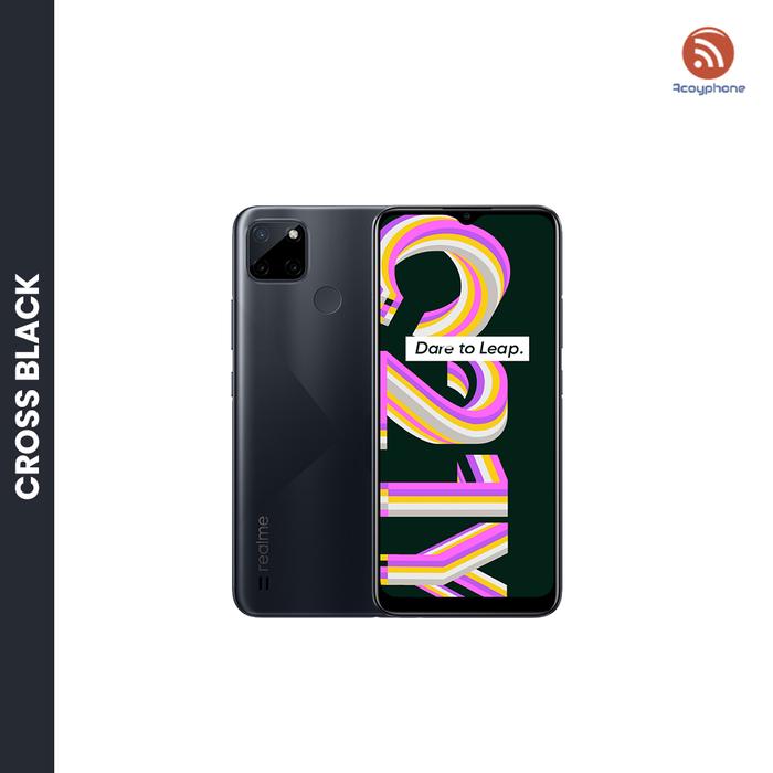 Gambar REALME C21Y 3/32GB GARANSI RESMI REALME INDONESIA - Cross Black dari Acoyphonecell undefined Tokopedia
