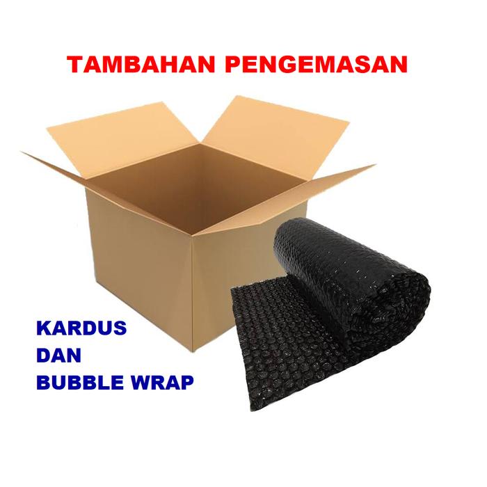 Gambar Kemasan tambahan Bubble Wrap dan Kardus dari omah kripik bekasi undefined Tokopedia
