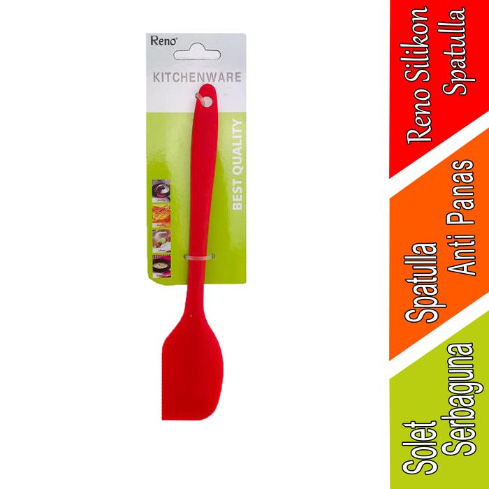 Gambar Silikon Spatulla - Spatulla Anti Panas -Reno - Solet Serbaguna - Merah dari SUPERGORUHAM undefined Tokopedia