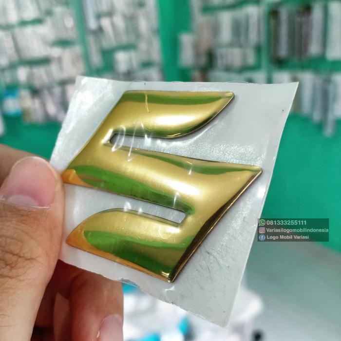 Gambar Emblem logo S suzuki ukuran original 4.8cm tangki motor - S 4.8cm gold dari Variasi logo mobil indonesia undefined Tokopedia