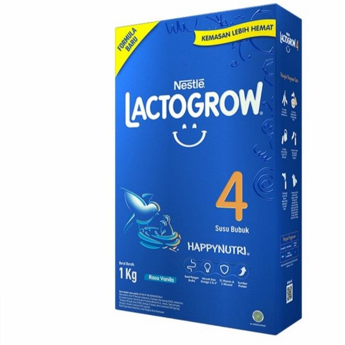 Gambar lactogrow 4 kemasan 1kg - vanilla dari Hana online store undefined Tokopedia