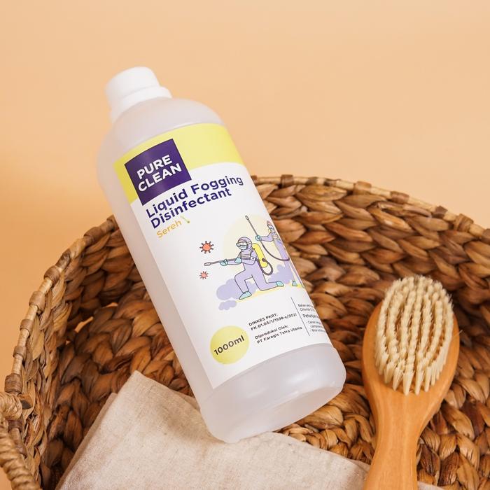 Gambar Fogging Liquid Disinfektan Pure Clean 1L Food Grade Cairan Hot Fogging - Sereh dari Sebersih Official Store undefined Tokopedia
