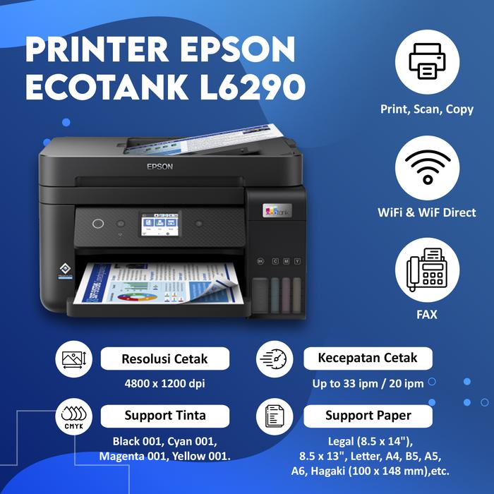 Jual Printer Epson EcoTank L6290 A4 