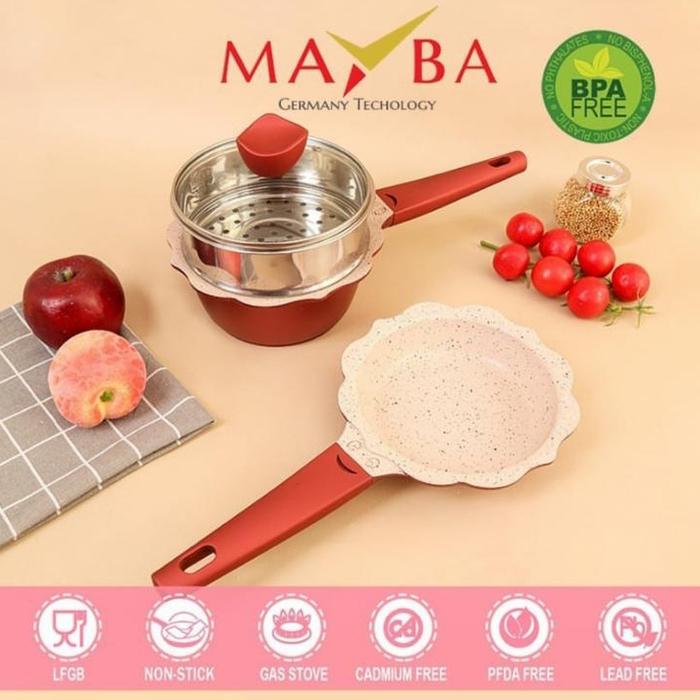 Gambar PANCI SET BAYI Sakura Flower Healthy mpasi baby bayi / panci bayi - Merah dari mpasiidmarket undefined Tokopedia