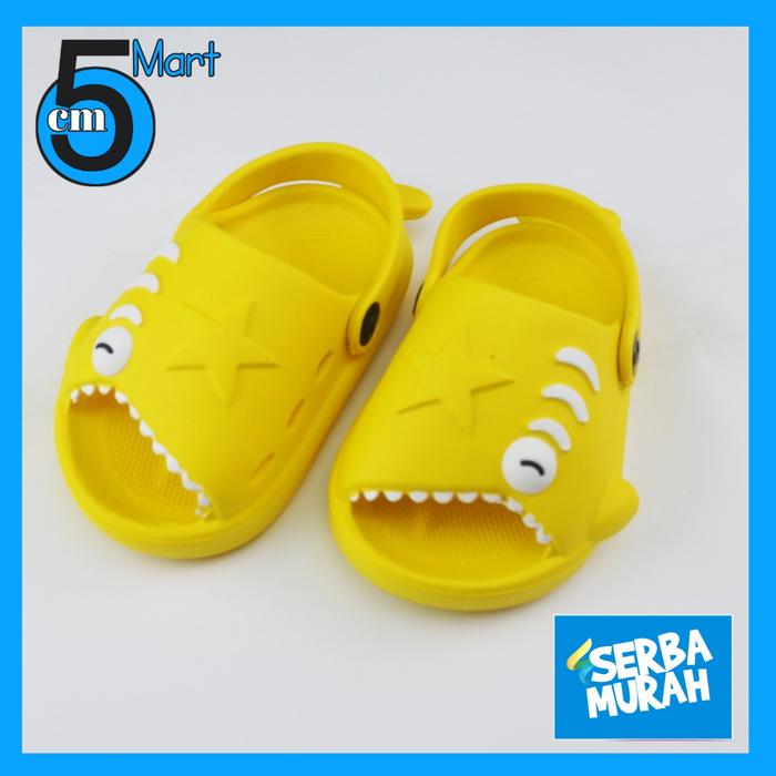 Gambar DLX 371E - Sandal Anak Baby Shark Hiu / Sandal Baim Slot lucu - Kuning, 22 dari 5cm Mart undefined Tokopedia