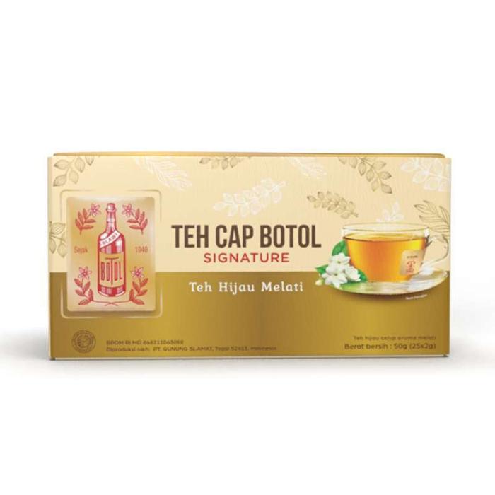 Gambar Teh Cap Botol Signature Teh Hijau Melati Isi 25 kantong dari Rumah Rasa Store undefined Tokopedia