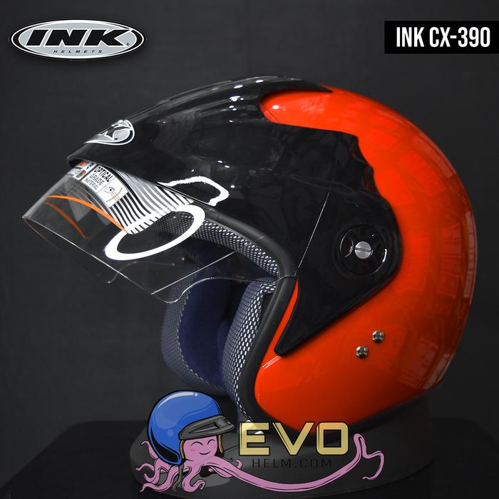Gambar INK CX 390 SOLID - FIRE RED - FIRED, L dari eVo Helm undefined Tokopedia
