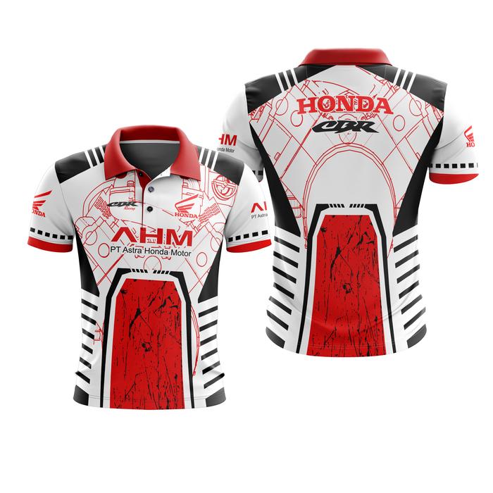 Gambar Polo Wangki Jersey Ahm Astra Honda Motor Full Printing Custom - M dari Uber Sublim Bandung undefined Tokopedia