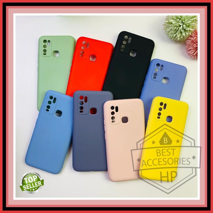 Jual VIVO Y30 Y50 LIQUID SILICONE RUBBER SOFT CASE MATTE LUXURY