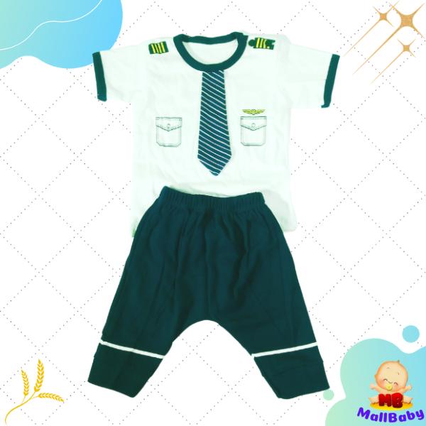 Gambar Baju Bayi Laki Laki 6-12 Bulan Setelan Bayi Laki Laki 1 Tahun Pilot - Biru Navy dari Mall-Baby undefined Tokopedia