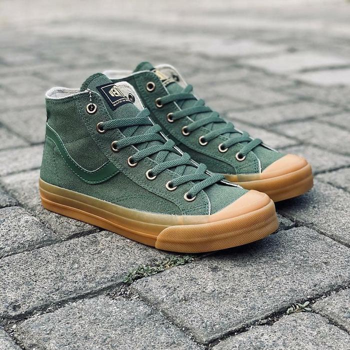 Gambar Sepatu Ventela Public Gum Army High Original - Hijau, 39 dari nara shop id_NEW undefined Tokopedia