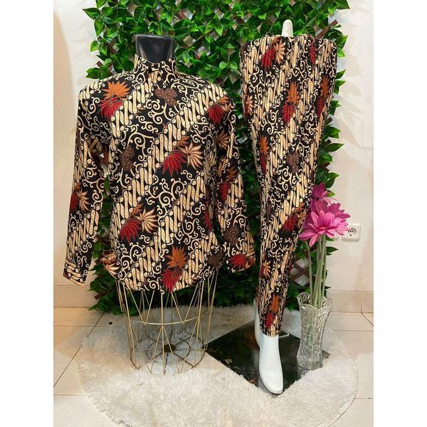 Gambar couple kemeja batik rok prisket/couple pesta /couple lamaran - set 7, XL dari ardana_Kebaya undefined Tokopedia