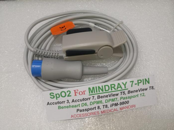 Gambar SpO2 MINDRAY iMEC 7 Pin / Kabel Spo2 Mindray - ADULT dari Accessories Medical Mandiri undefined Tokopedia