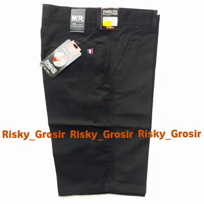 Gambar Celana Pendek Chino Pria Surfing Premium Termurah Terbaru Terlaris - Hitam, 27/28 dari Risky Grosir undefined Tokopedia