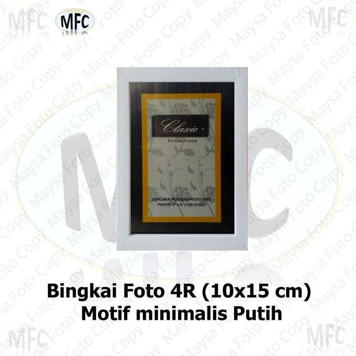 Gambar Bingkai Foto 4R (10x15) Minimalis Hitam dan Putih - Panda dari Maysa Fotocopy undefined 4 Tokopedia