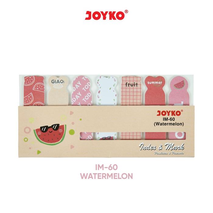 Gambar Index Mark Pembatas Buku Joyko IM-60 Tutty Fruity - Watermelon dari Pusat Grosir ATK 88 undefined Tokopedia
