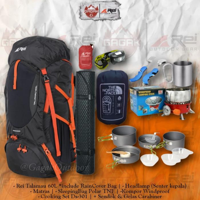 Jual Paket Carrier REI Arei Talamau 60L 