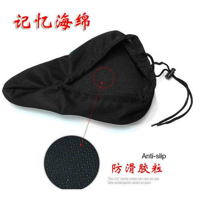 Gambar AUBTEC Cover Penutup Jok Sepeda Cushion Breathable Mesh Silicone CC69 - Hitam dari Domelton Store undefined Tokopedia