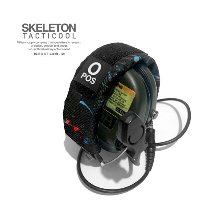 Gambar Skeleton - Headset Cover - SPLATTER dari SKELETON Tacticool undefined Tokopedia