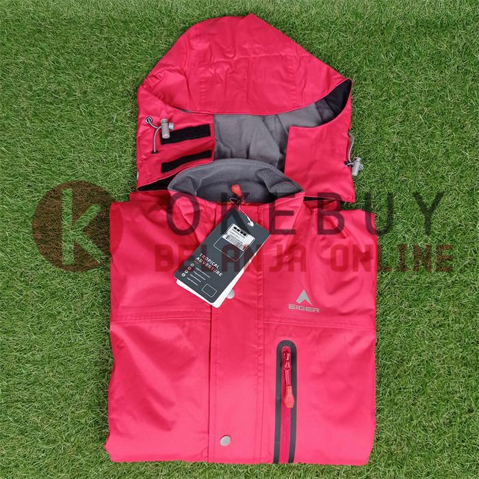 Jual Jaket Gunung EIGER J341 Clement Red Baru Softshell Jacket