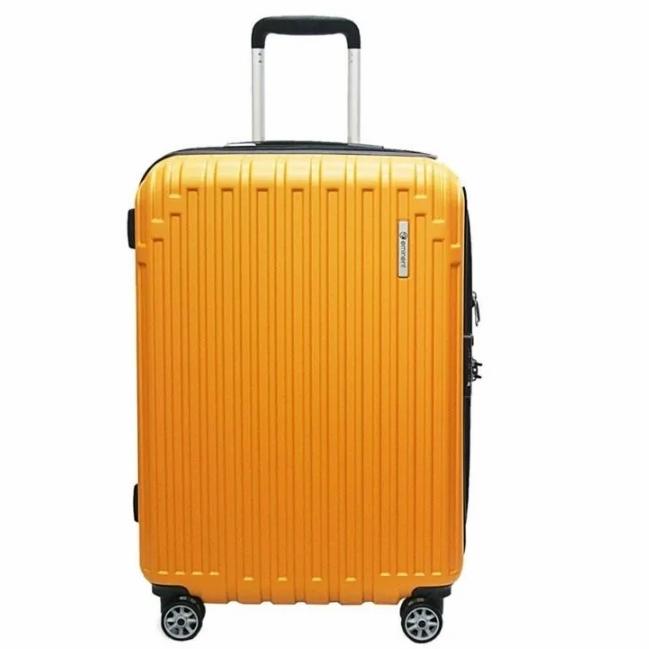 Gambar Koper Eminent KG82 Hardcase Small 20"inci Cabin TSA Expand - Black - Orange dari Raino bag collection undefined Tokopedia