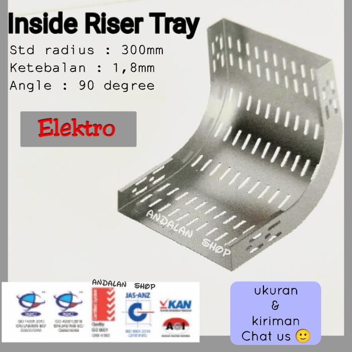 Jual Inside Riser Tray 400x50/ kabel tray inside riser uk 400x 50 ...